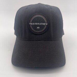 TravisMathew Flexfit Hat Baseball‎ Cap Fitted L-XL Black